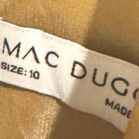 Mac Duggal 5473 High Slit Embellished Sequins Dress Gold Size 10 NWT - Picture 12 of 12